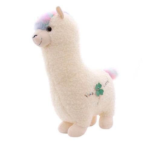 Doudou en lama - Crête arc-en-ciel