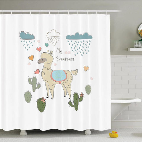 Rideau de douche lama - My sweetness