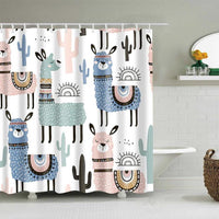 Rideau de douche lama - Design