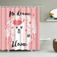 Rideau de douche lama - No Drama Llama