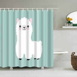 Rideau de douche lama - Big Lama