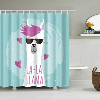 Rideau de douche Lama - La La Llama