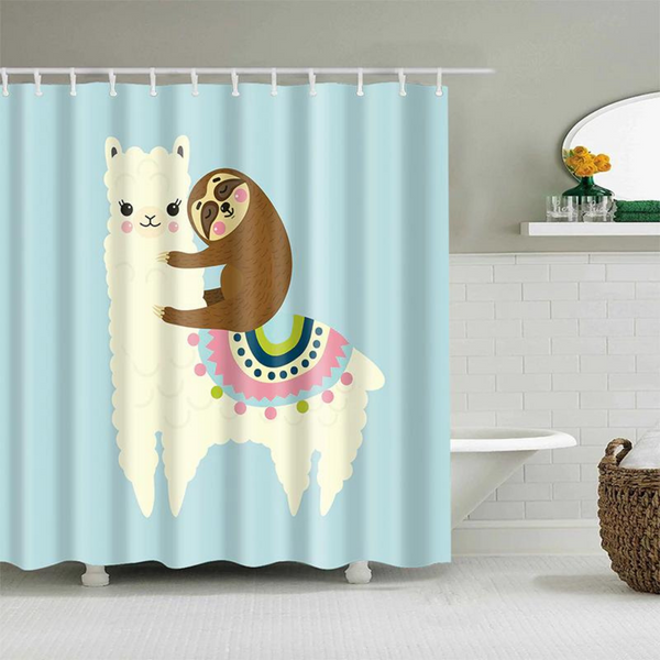 Rideau de douche lama - Loving