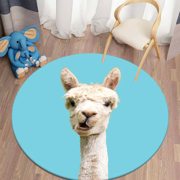 Tapis Lama - Bleu